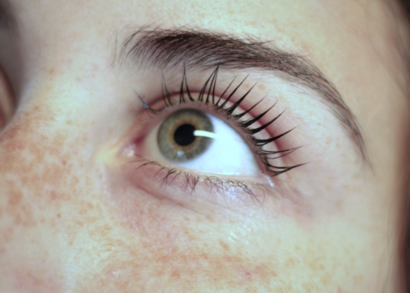 After Korean lash lift and tint